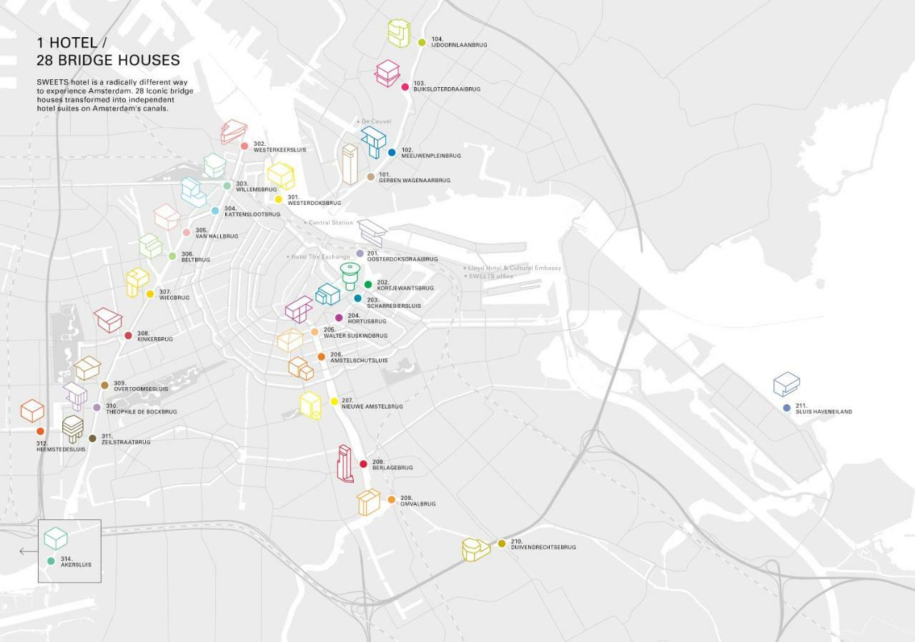 Sweets - Kortjewantsbrug Leilighet Amsterdam Eksteriør bilde